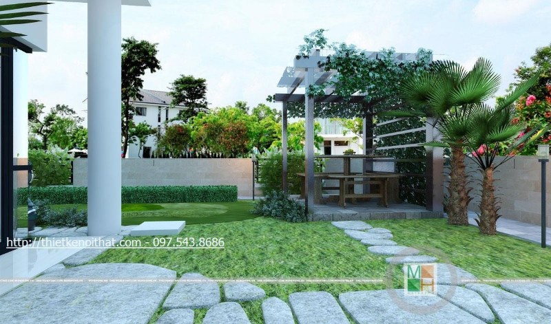 Mẫu thiết kế nội thất biệt thự hiện đại Gamuda Garden