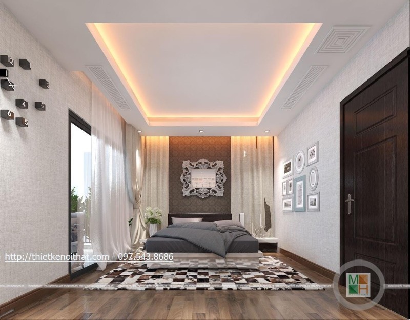 Mẫu thiết kế nội thất biệt thự hiện đại Gamuda Garden