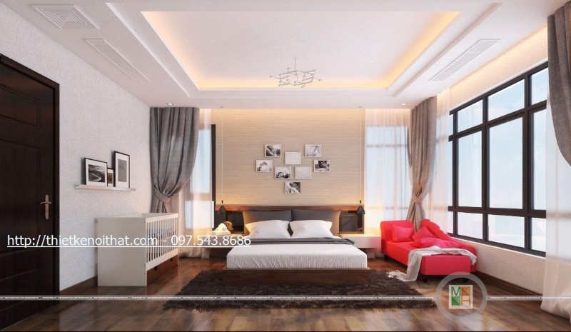 Mẫu thiết kế nội thất biệt thự hiện đại Gamuda Garden