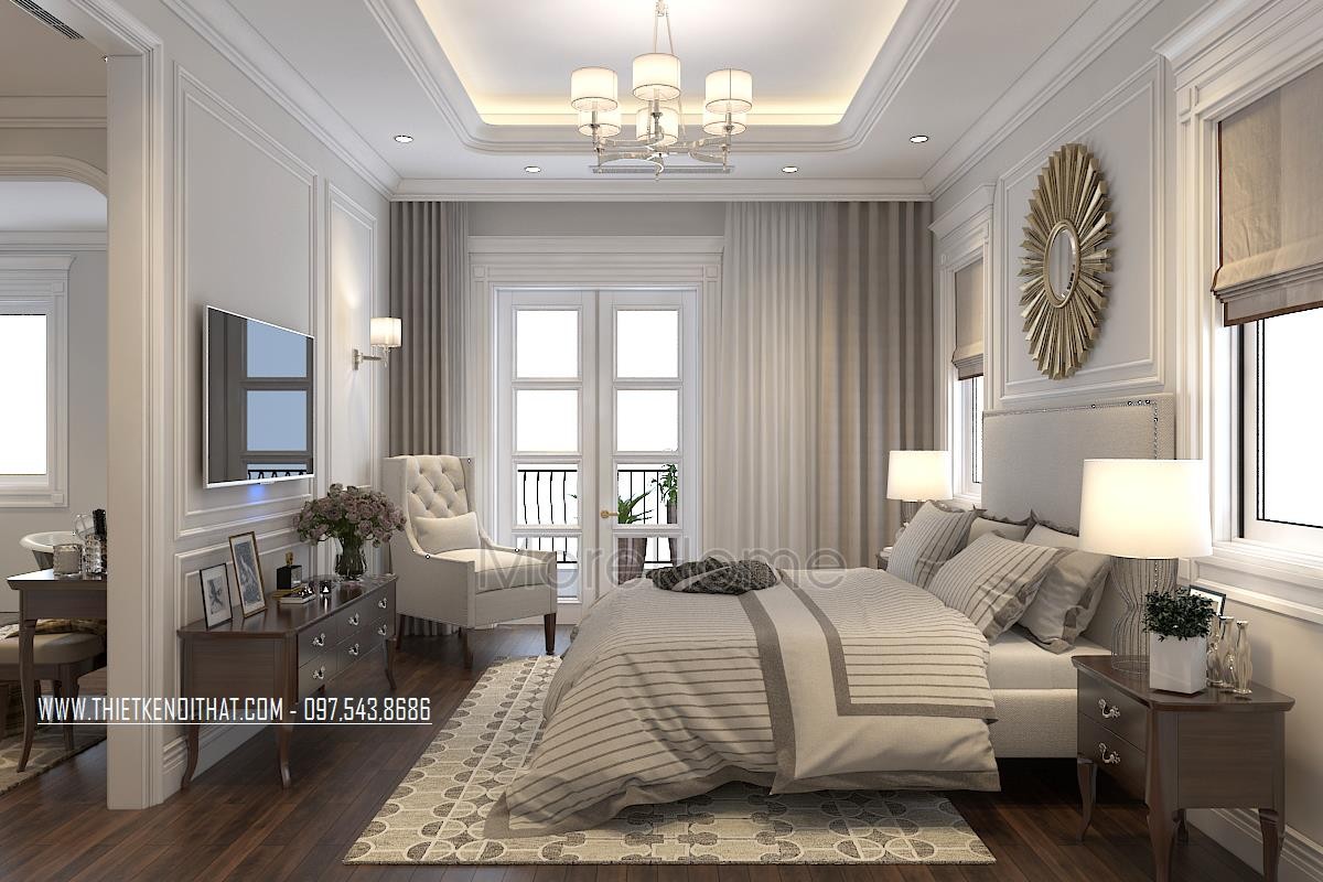 Mẫu thiết kế nội thất biệt thự song lập đẹp tại Hải Phòng - Anh Hưng