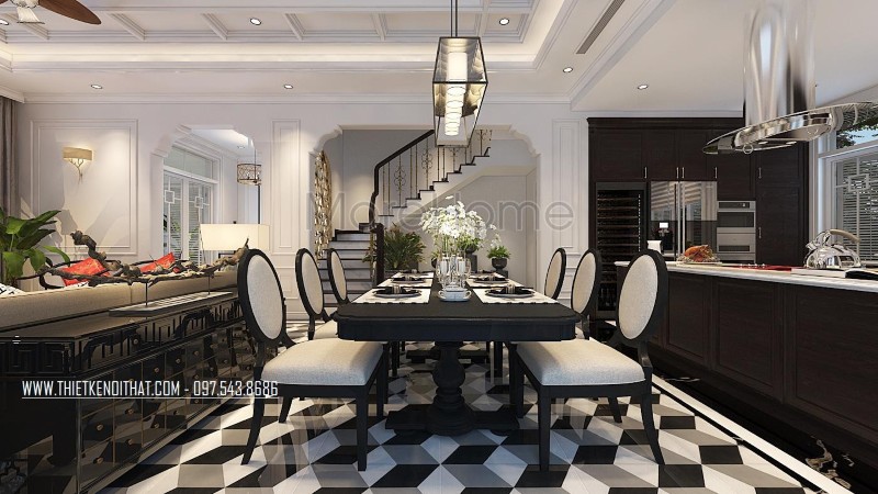 Thiết kế nội thất biệt thự Star Lake