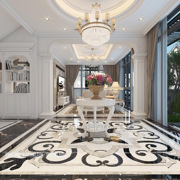Nội thất biệt thự Vinhomes Thăng Long tân cổ điển sang trọng Nội thất biệt thự Vinhomes Thăng Long tân cổ điển sang trọng