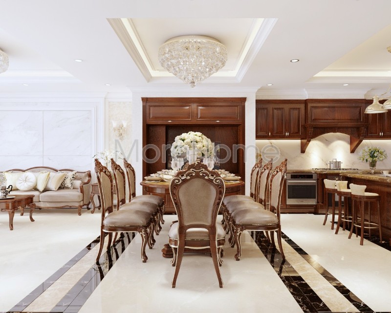 Thiết kế nội thất biệt thự tân cổ điển Thiết kế nội thất biệt thự tân cổ điển
