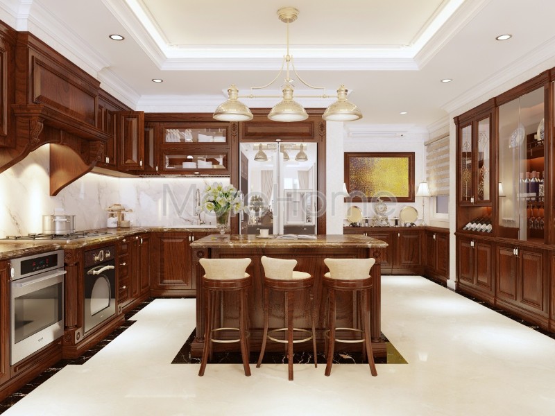 Thiết kế nội thất biệt thự tân cổ điển Thiết kế nội thất biệt thự tân cổ điển