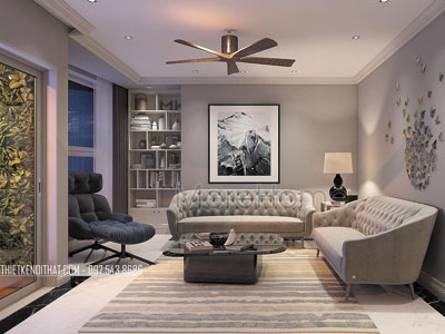  Thiết kế nội thất phòng khách chung cư Keangnam