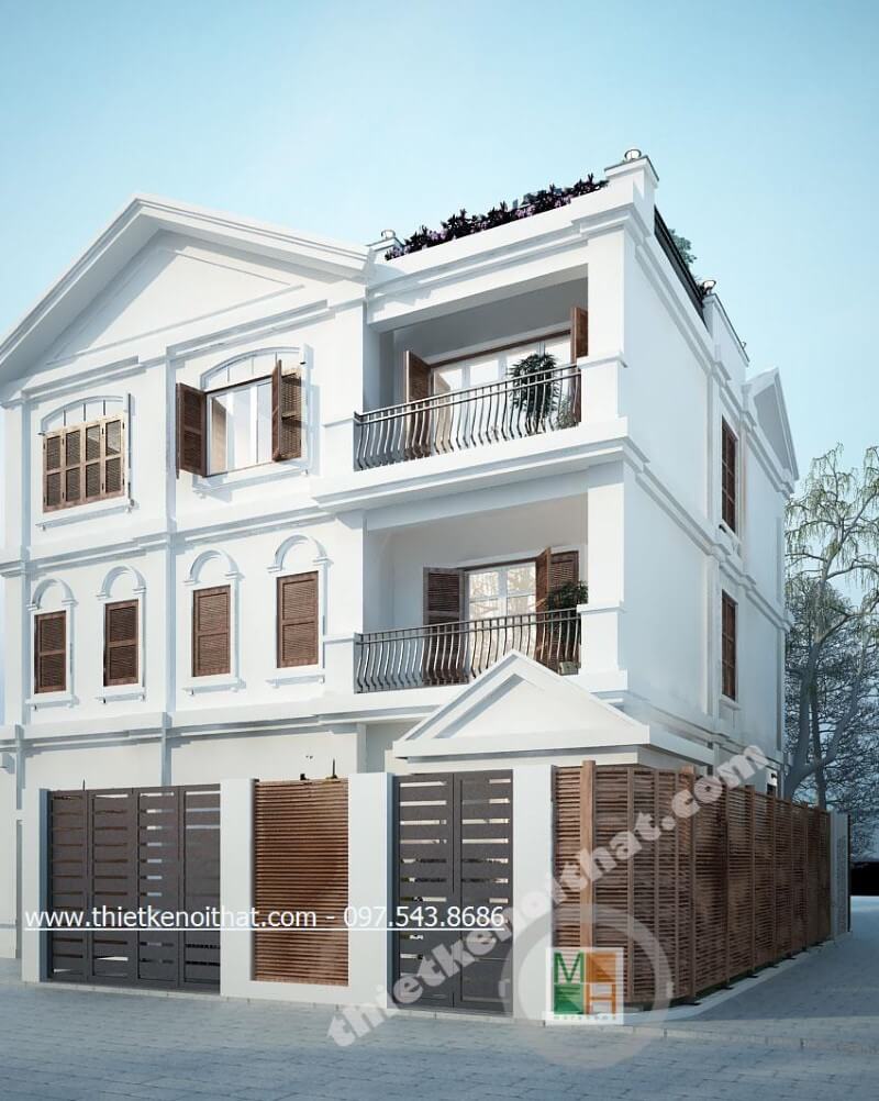 Mẫu thiết kế kiến trúc biệt thự Hill State Hà Đông Hà Nội Thiết kế biệt thự