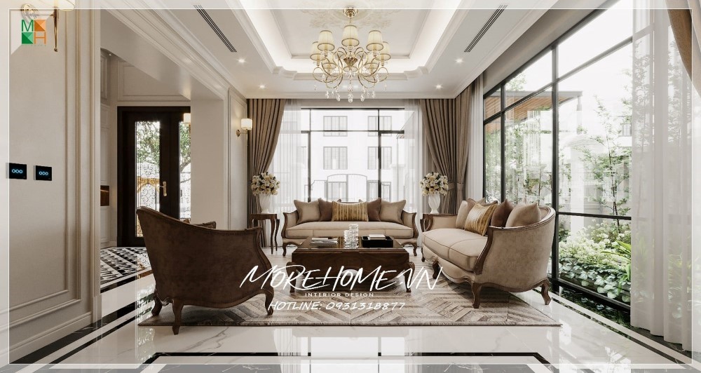 Sofa gỗ bọc nệm