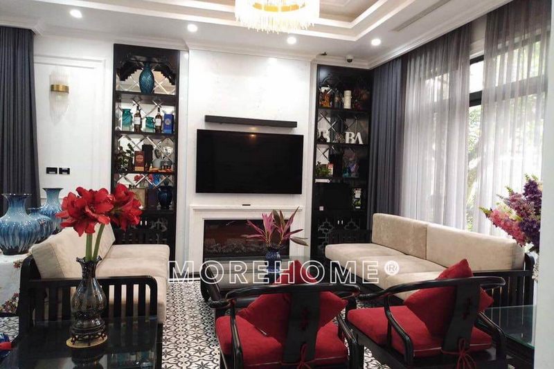 Sofa gỗ bọc nệm