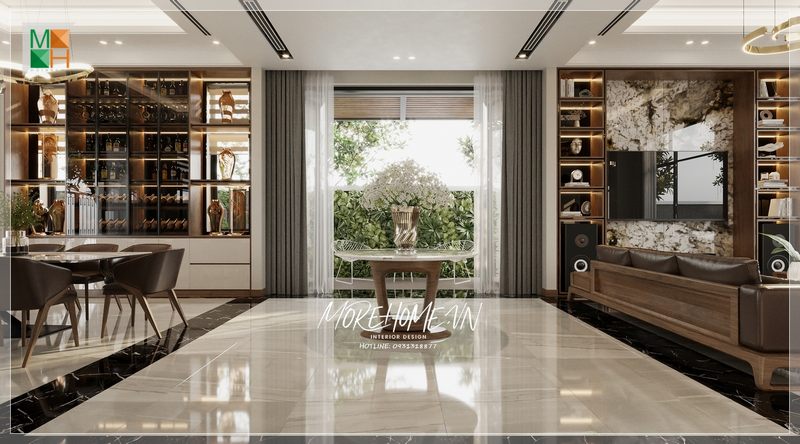 Thả hồn trong không gian sống đẹp sang trọng được thiết kế bởi đội ngũ KTS của Morehome. thiết kế nội thất hiện đại