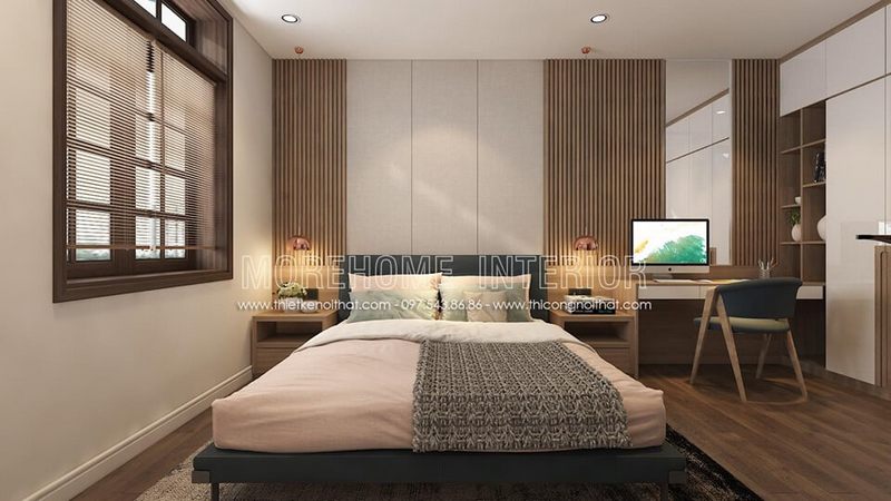 Thiết kế phòng ngủ cho con trai đơn giản tạo không gian sáng tạo cho bé
