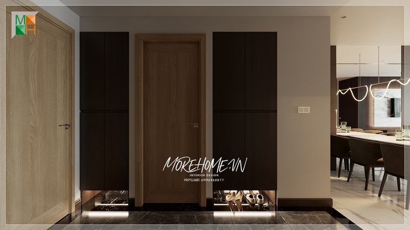 Thiết kế nội thất sắp xếp hợp lí phù hợp với mục đích đem tới sự thoải mái, tiện nghi nhất khi sử dụng.