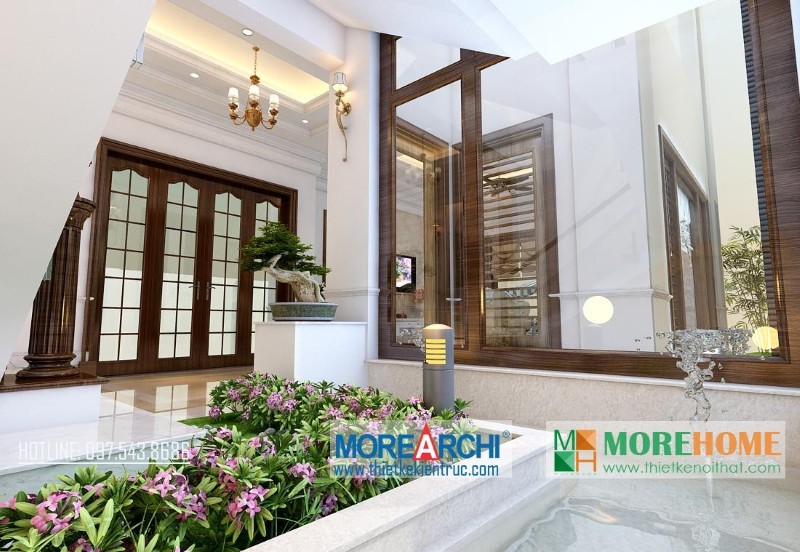 thiết kế biệt thự sân vườn đẹp hoàn mỹ