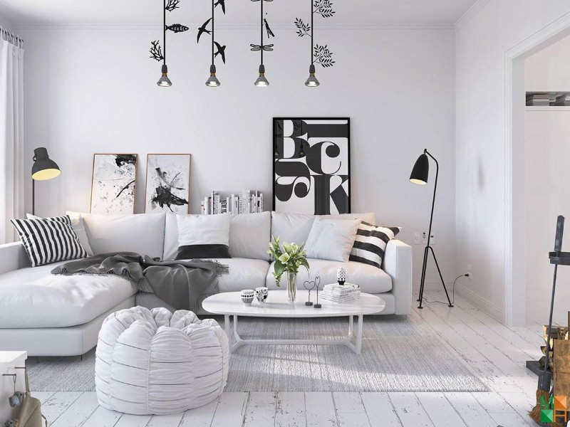 Thiết kế nội thất biệt thự mini với phong cách Scandinavian Thiết kế nội thất biệt thự mini với phong cách Scandinavian