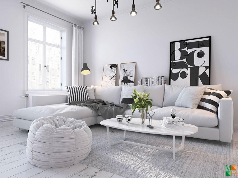 Thiết kế nội thất biệt thự mini với phong cách Scandinavian Thiết kế nội thất biệt thự mini với phong cách Scandinavian