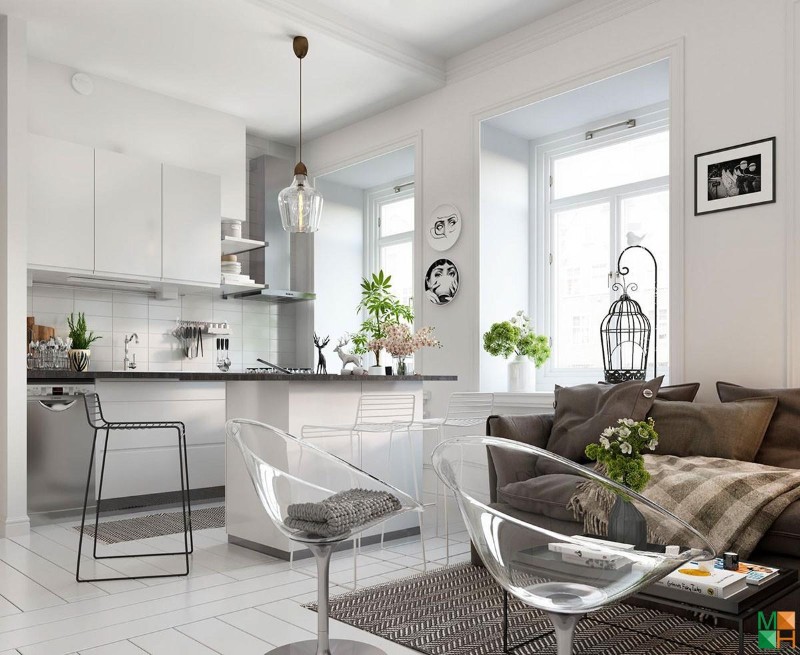 Thiết kế nội thất biệt thự mini với phong cách Scandinavian Thiết kế nội thất biệt thự mini với phong cách Scandinavian