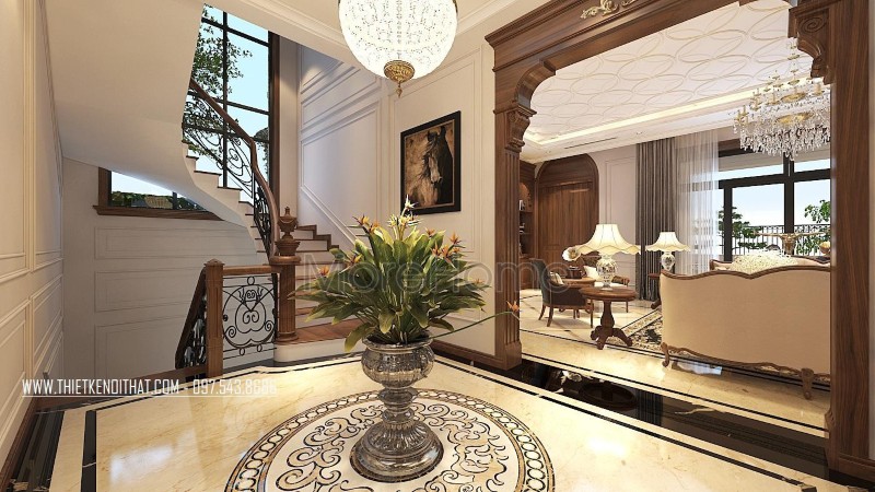 Thiết kế nội thất nhà biệt thự 2 tầng siêu đẹp Thiết kế nội thất nhà biệt thự 2 tầng siêu đẹp