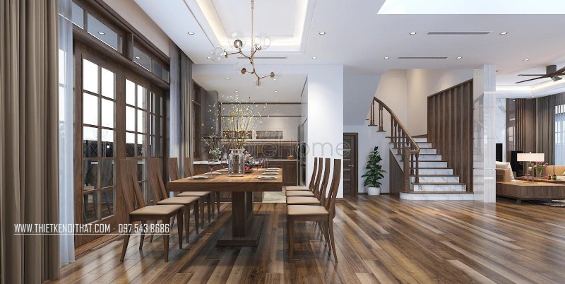 Thiết kế nội thất nhà biệt thự 2 tầng siêu đẹp Thiết kế nội thất nhà biệt thự 2 tầng siêu đẹp