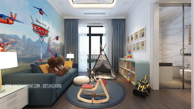 Thiết kế nội thất biệt thự tân cổ điển Thiết kế nội thất biệt thự tân cổ điển