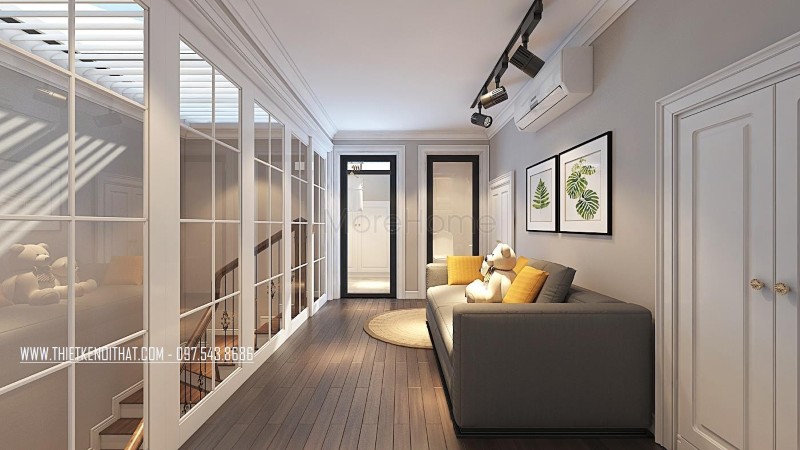 Thiết kế nội thất biệt thự tân cổ điển Thiết kế nội thất biệt thự tân cổ điển
