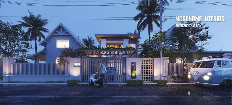 Thiết kế nội thất biệt thự 2 tầng tại hải phòng Thiết kế nội thất biệt thự 2 tầng tại hải phòng