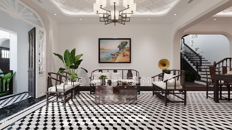 Thiết kế nội thất biệt thự 2 tầng tại hải phòng Thiết kế nội thất biệt thự 2 tầng tại hải phòng
