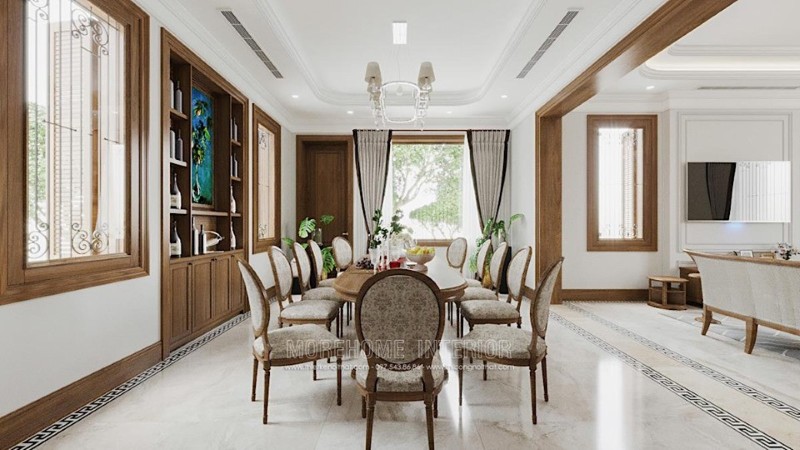 Thiết kế nội thất biệt thự 2 tầng tại hải phòng Thiết kế nội thất biệt thự 2 tầng tại hải phòng