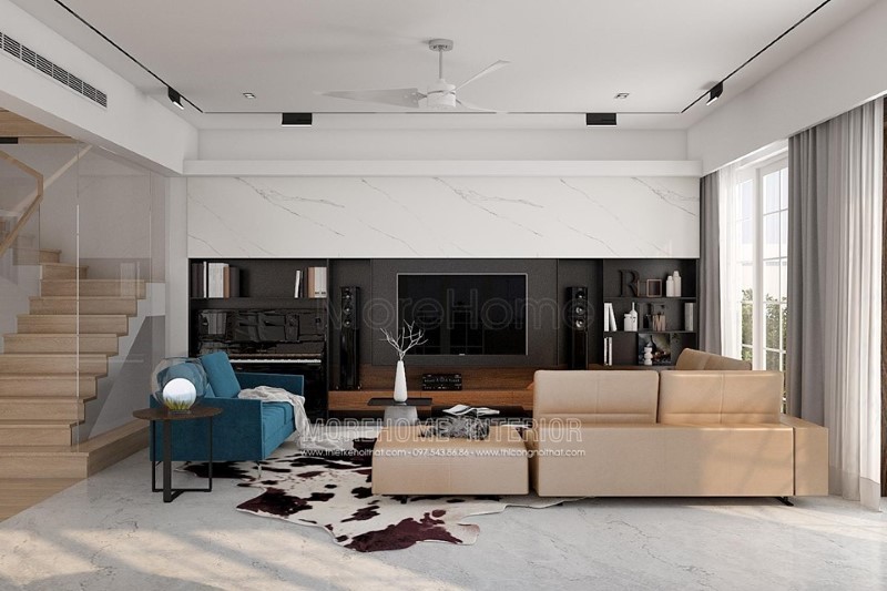 Thiết kế nội thất biệt thự 2 tầng tại hải phòng Thiết kế nội thất biệt thự 2 tầng tại hải phòng