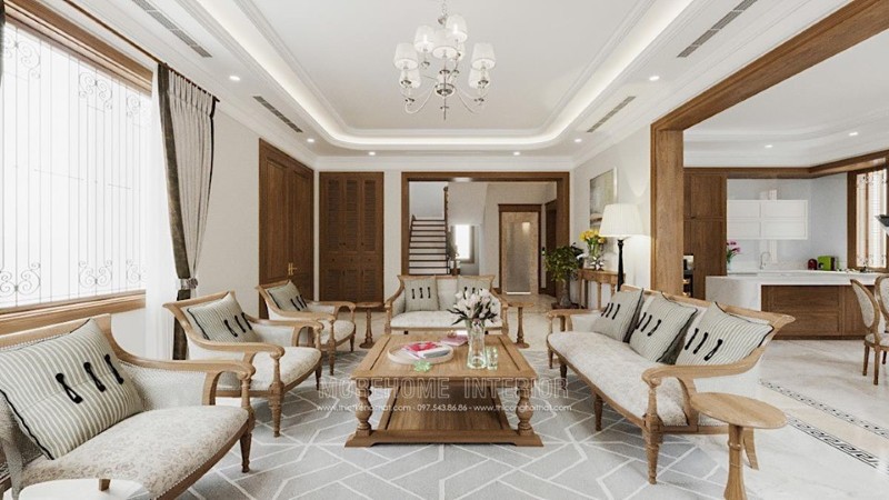 Thiết kế nội thất biệt thự 2 tầng tại hải phòng Thiết kế nội thất biệt thự 2 tầng tại hải phòng