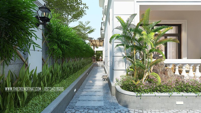 Thiết kế nội thất biệt thự tân cổ điển Thiết kế nội thất biệt thự tân cổ điển