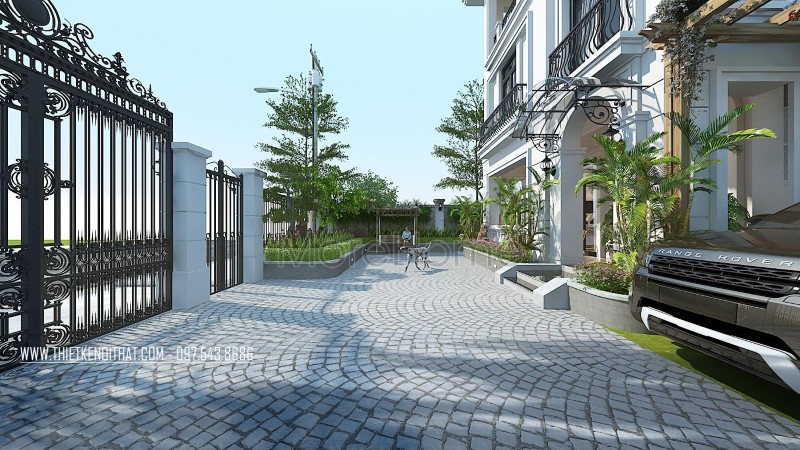 Thiết kế nội thất biệt thự tân cổ điển Thiết kế nội thất biệt thự tân cổ điển