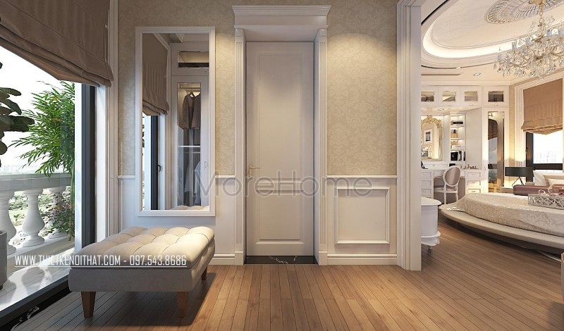 Thiết kế nội thất biệt thự tân cổ điển Thiết kế nội thất biệt thự tân cổ điển
