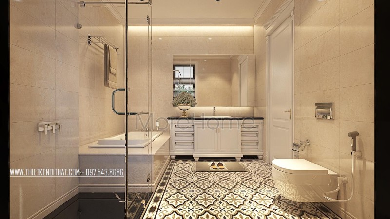 Thiết kế nội thất biệt thự tân cổ điển Thiết kế nội thất biệt thự tân cổ điển