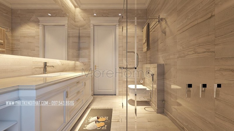 Thiết kế nội thất biệt thự tân cổ điển Thiết kế nội thất biệt thự tân cổ điển