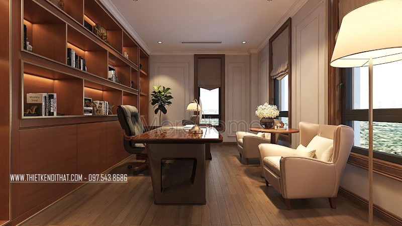 Thiết kế nội thất biệt thự tân cổ điển Thiết kế nội thất biệt thự tân cổ điển