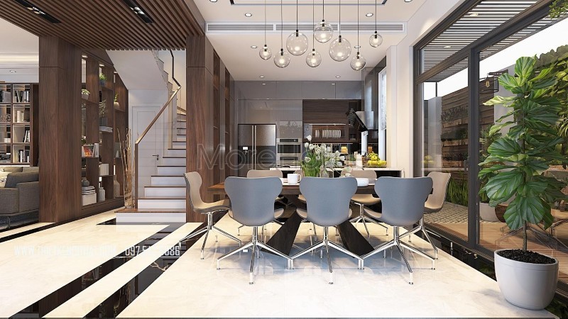 Thiết kế nội thất biệt thự hiện đại