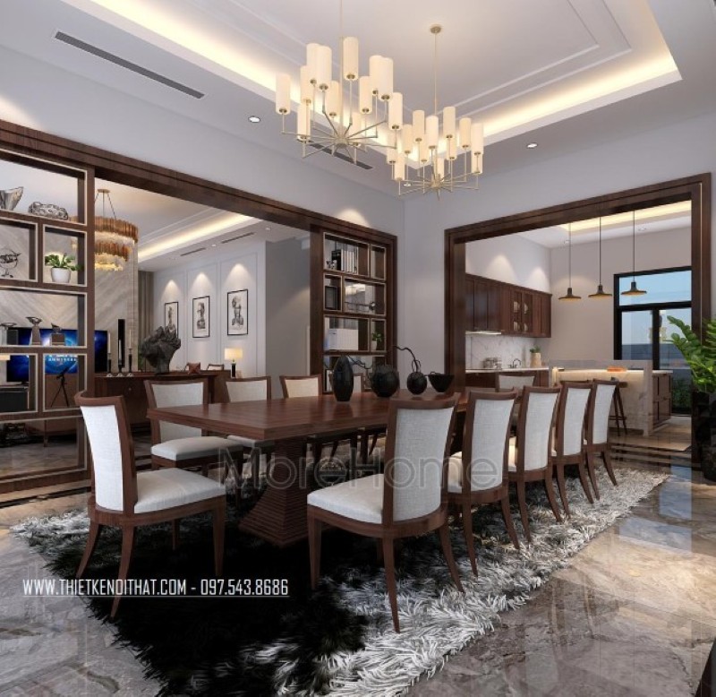 Thiết kế nội thất biệt thự hiện đại