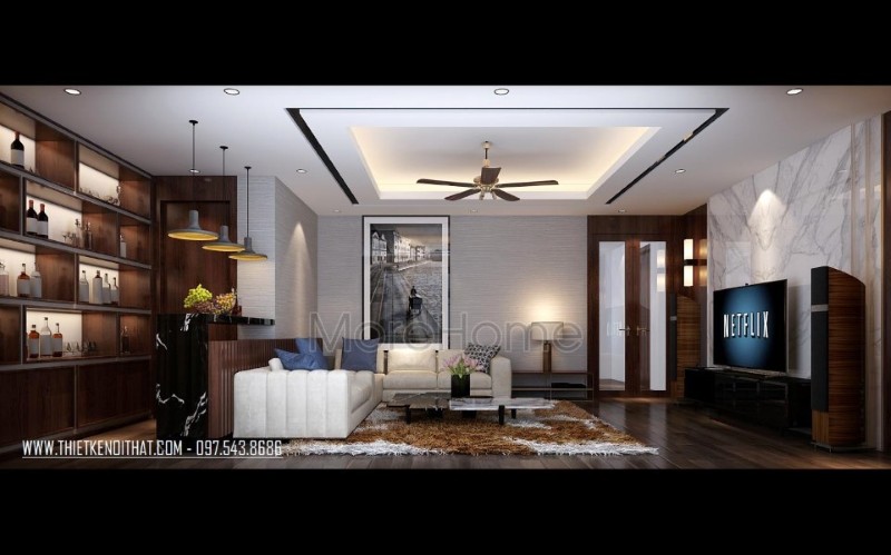 Thiết kế nội thất biệt thự hiện đại